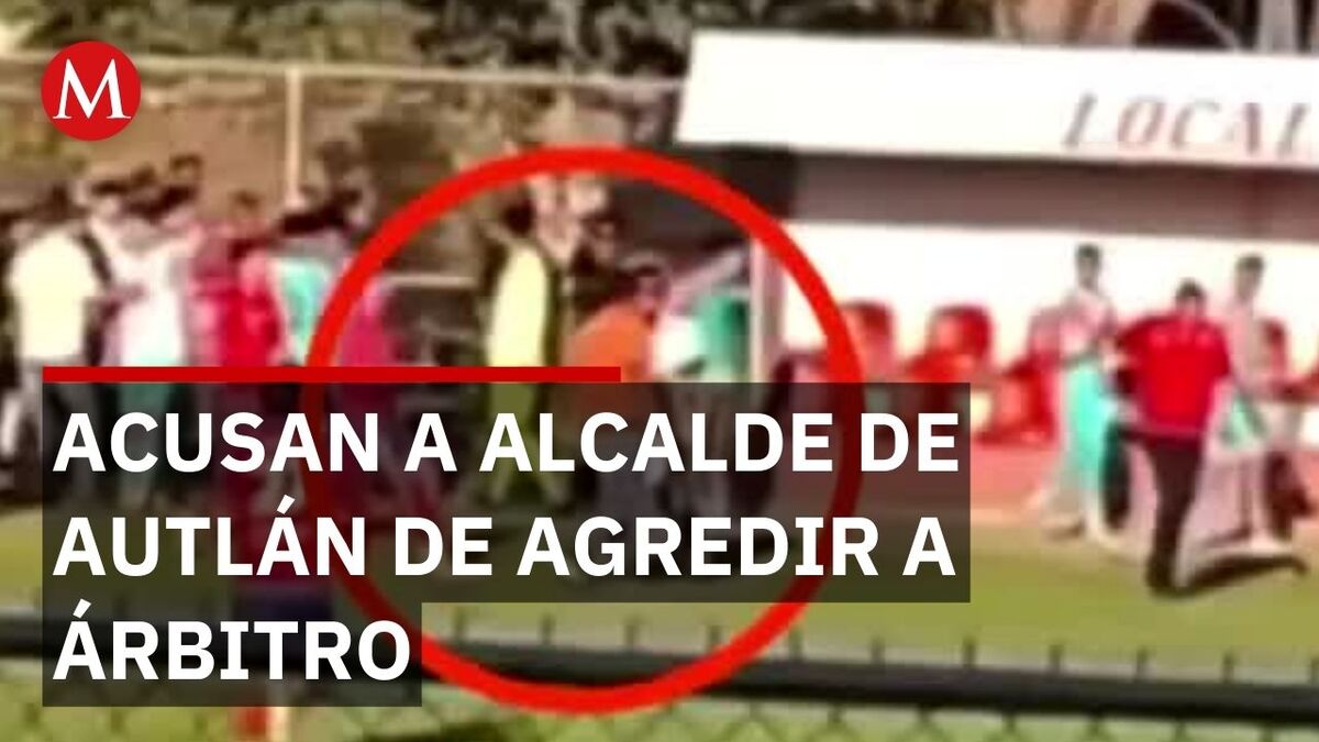 Filtran video del alcalde de Autlán agrediendo a un arbitro