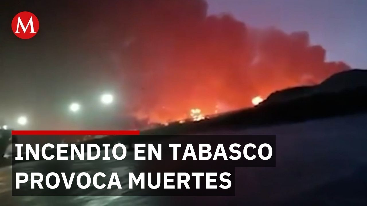 Incendio en refinería Dos Bocas deja 5 muertos en Tabasco