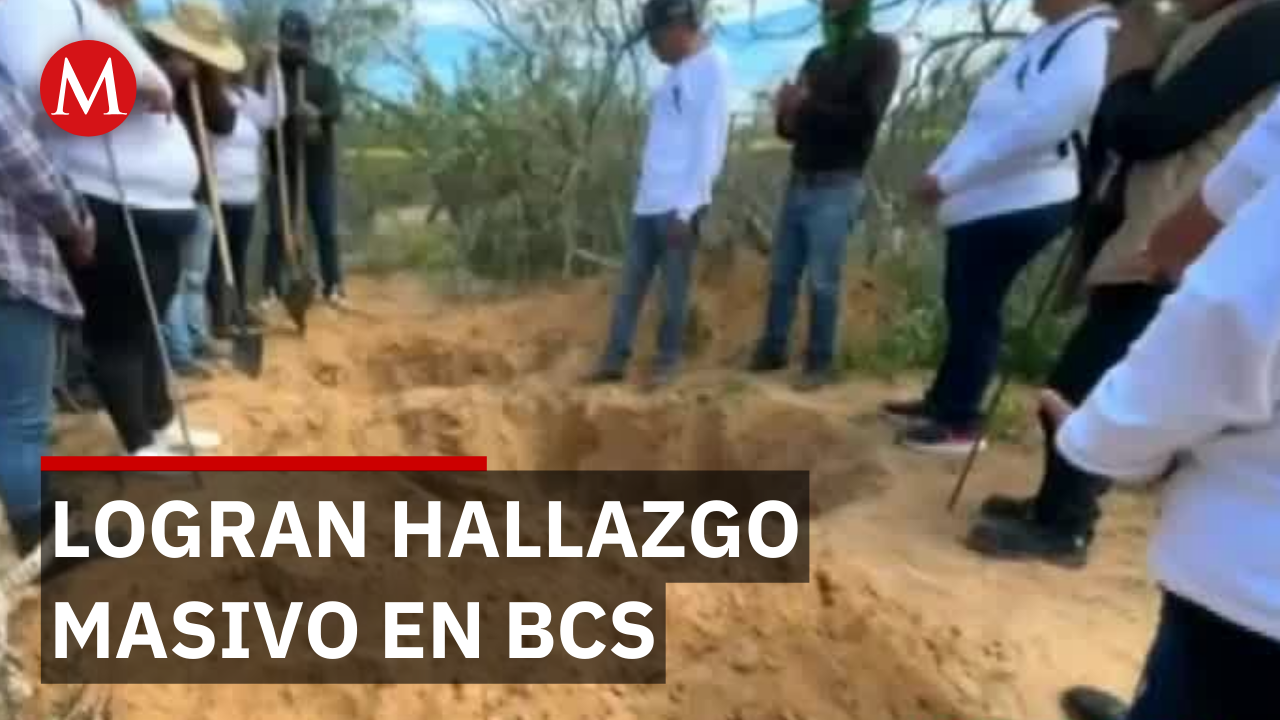 Localizan 13 osamentas en fosas clandestinas en Baja California Sur