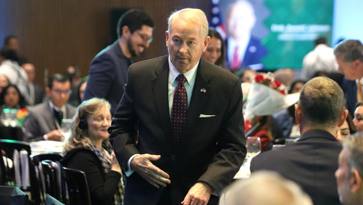 La relación entre ambos países con el sector privado es estrategia, dijo Johnson. Foto: Jorge Carballo