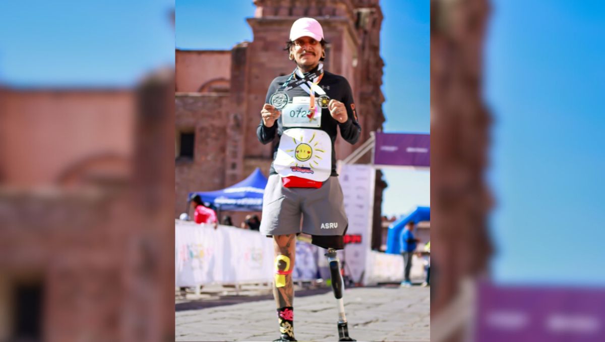 René Hernández, corredor paralímpico. | Especial