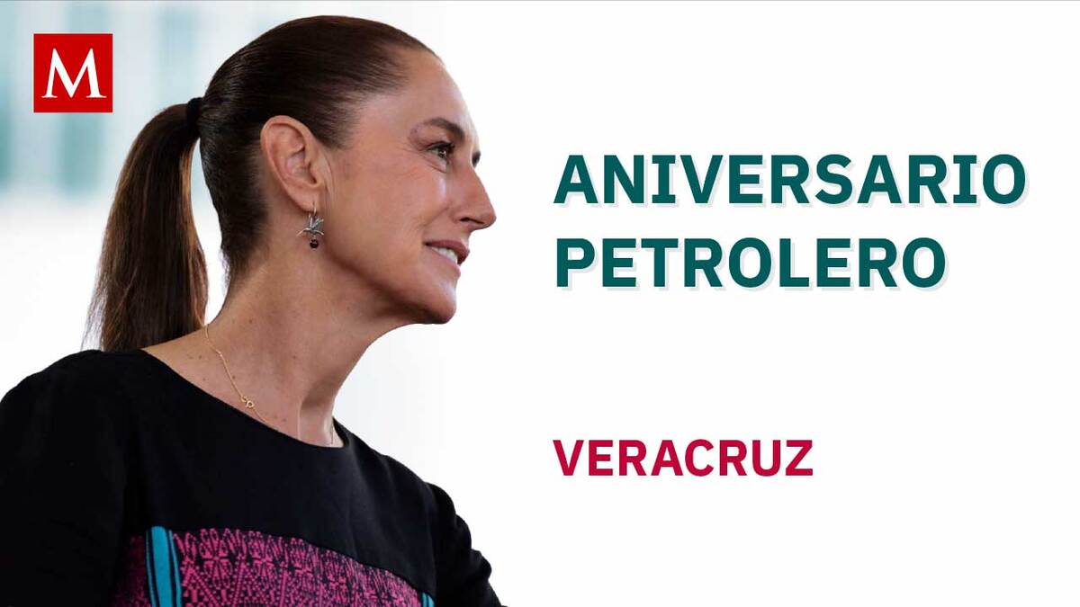Sheinbaum en Veracruz por la Expropiación Petrolera