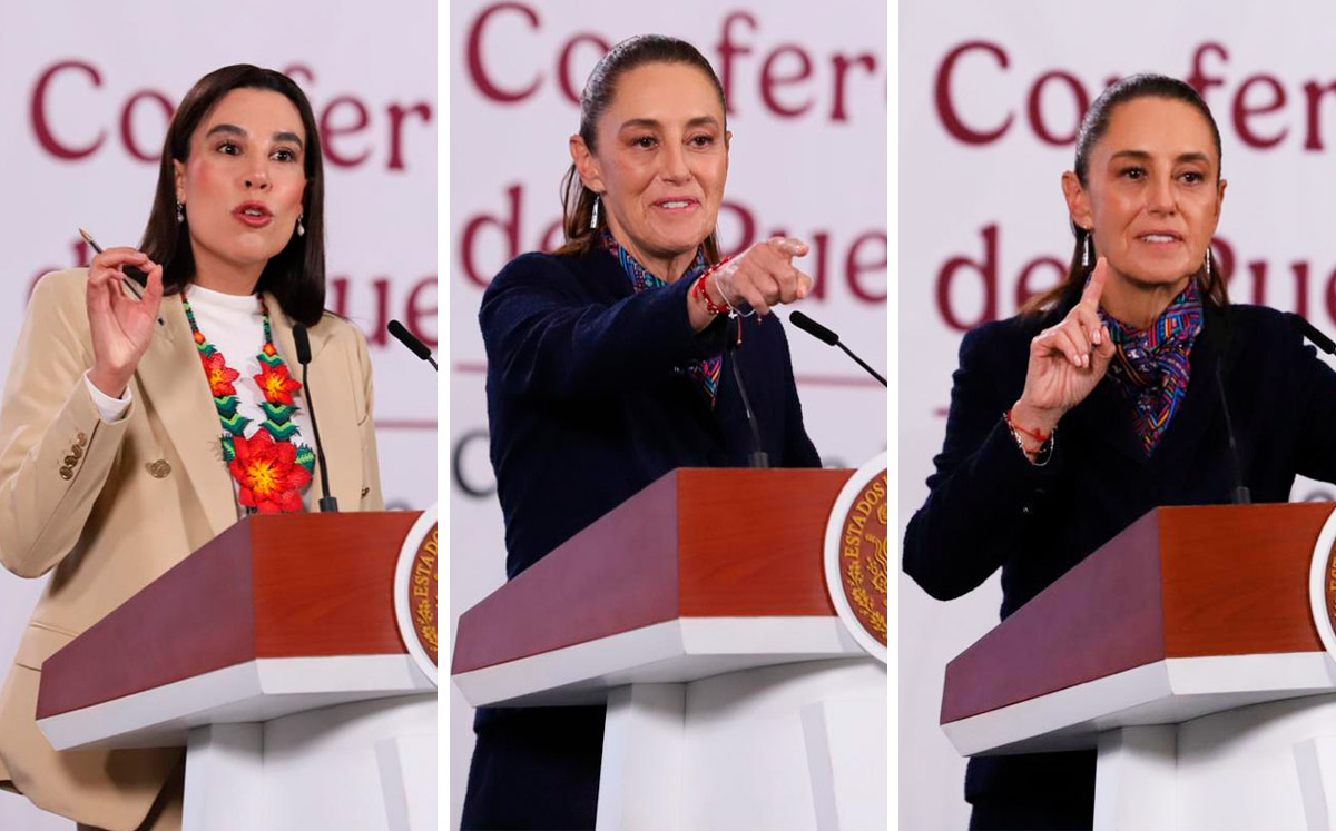 Sheinbaum inicia conferencia matutina desde Palacio Nacional. | Foto: Especial