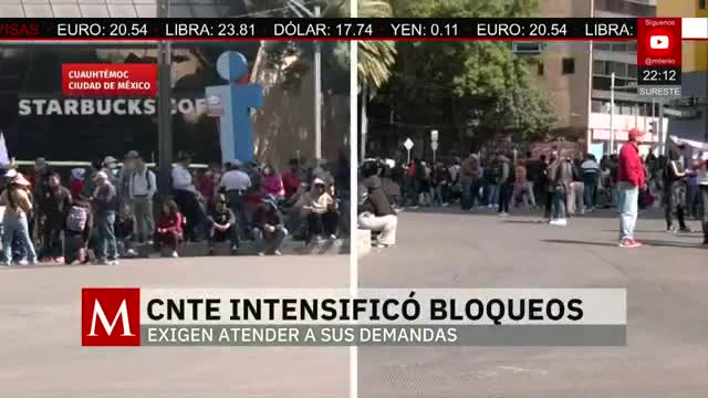 La CNTE intensificó los bloqueos en la CdMx por segundo día | Elisa Alanís, 19 de marzo de 2026
