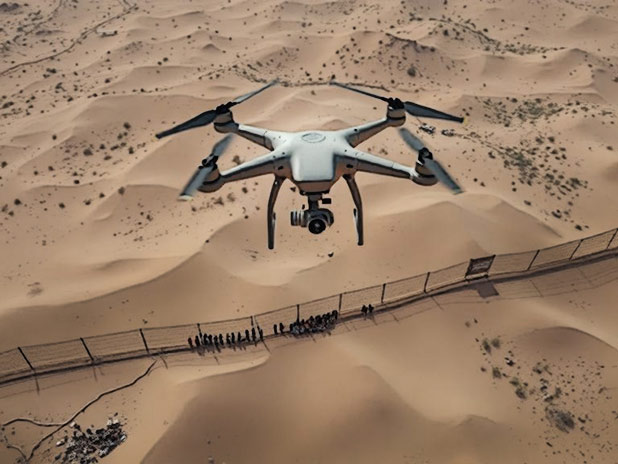 Entre drones y calor extremo, el desierto se convierte en un filtro letal para quienes intentan cruzar | Especial