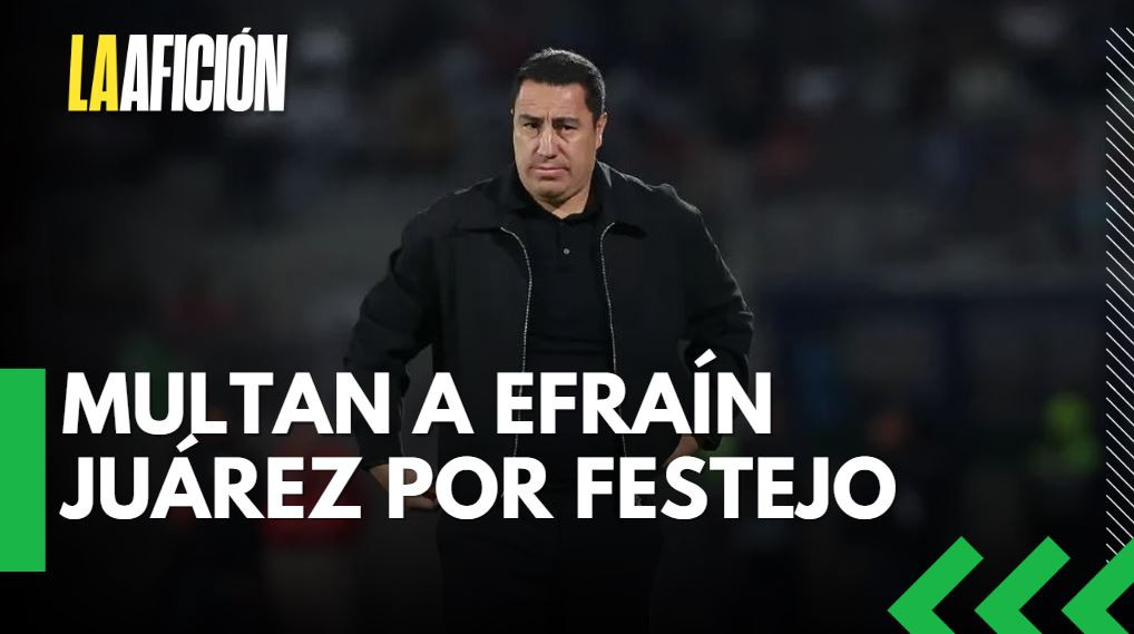 Efraín Juárez recibe multa económica tras su festejo en Ciudad Universitaria