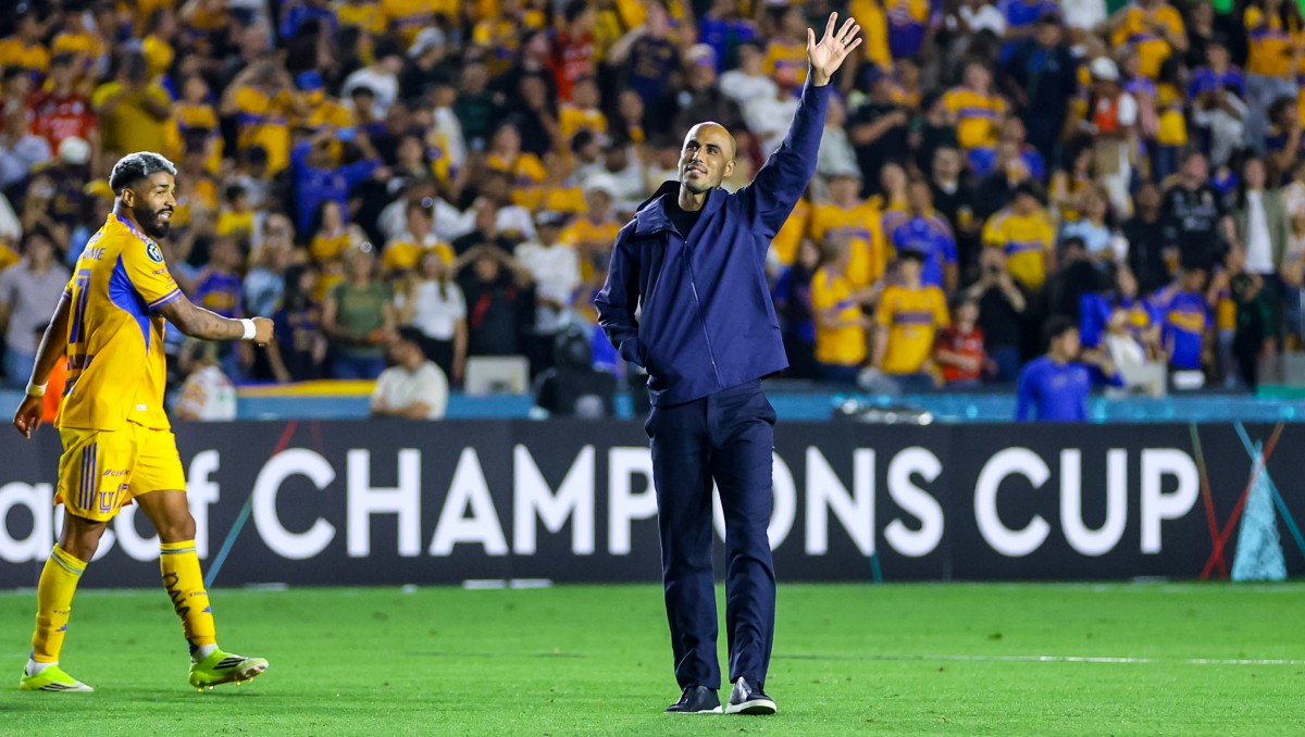 Guido Pizarro celebra la remontada de Tigres sobre Cincinnati en la Concachampions (Imago7)