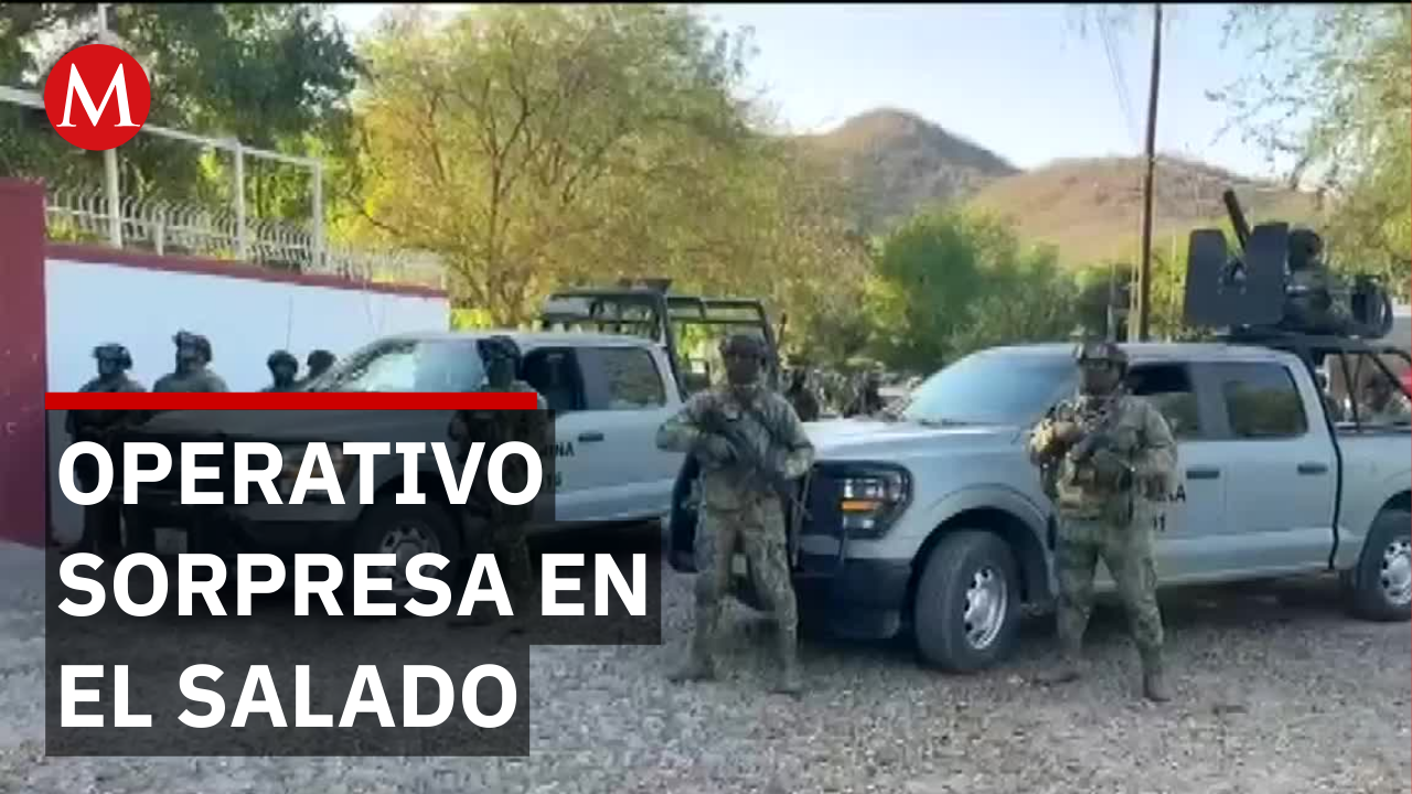 Operativo relámpago en El Salado: La Marina irrumpe en zona de ‘El Mayo’ Zambada