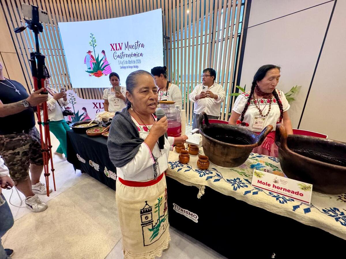 Presentan 45 muestra gastronómica de Santiago de Anaya. (Víctor Valera)