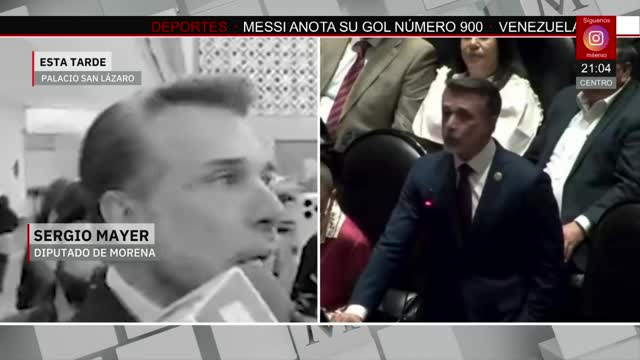 Sergio Mayer regresó a San Lázaro tras participación en reality | Elisa Alanís, 18 de marzo de 2026