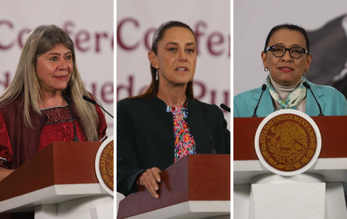 Sheinbaum inicia conferencia matutina desde Palacio Nacional. | Foto: Especial