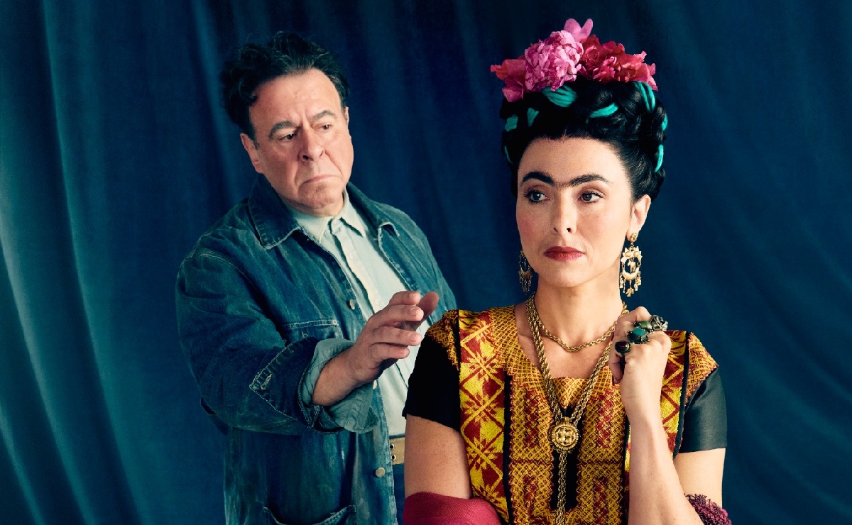 Carlos Álvarez como Diego Rivera e Isabel Leonard como Frida Kahlo en ‘El último sueño de Frida y Diego’. (Foto: Zenith Richards | Met Opera)