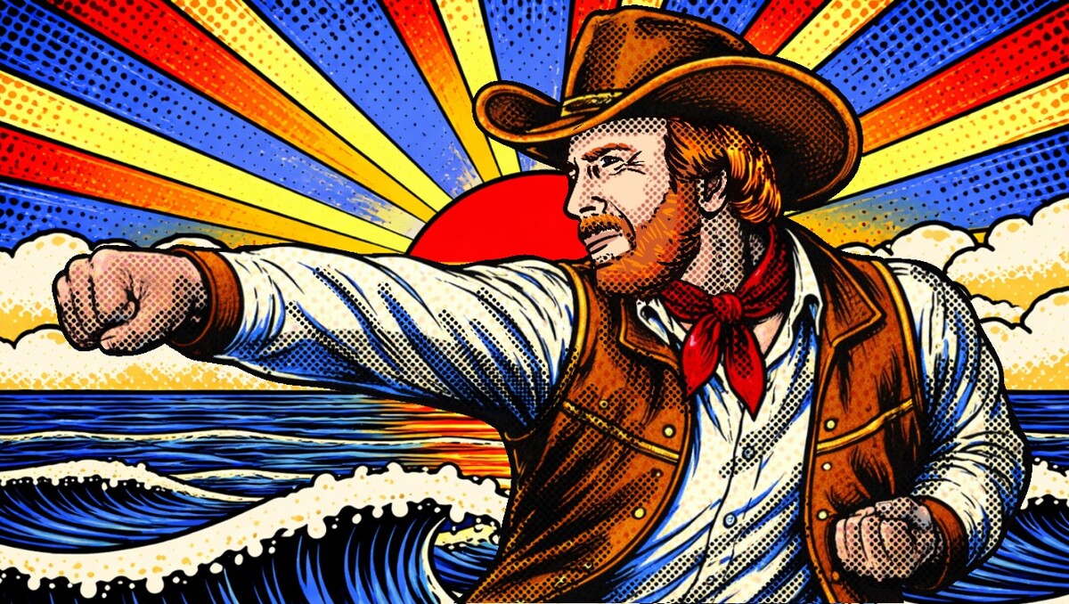 Chuck Norris, mítico actor y maestro de las artes marciales | Ilustración: Luis M. Morales