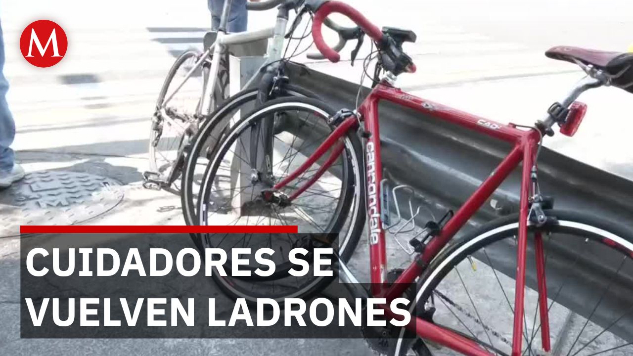 Ciclista denuncia a vigilantes de la Central de Autobuses Poniente por robo de bicicletas