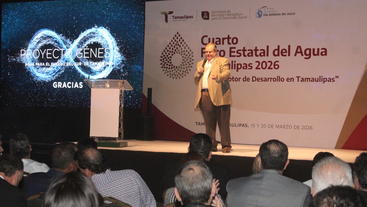 Cuarto Foro Estatal del Agua celebrado en la Expo Tampico. (Yazmín Sánchez)