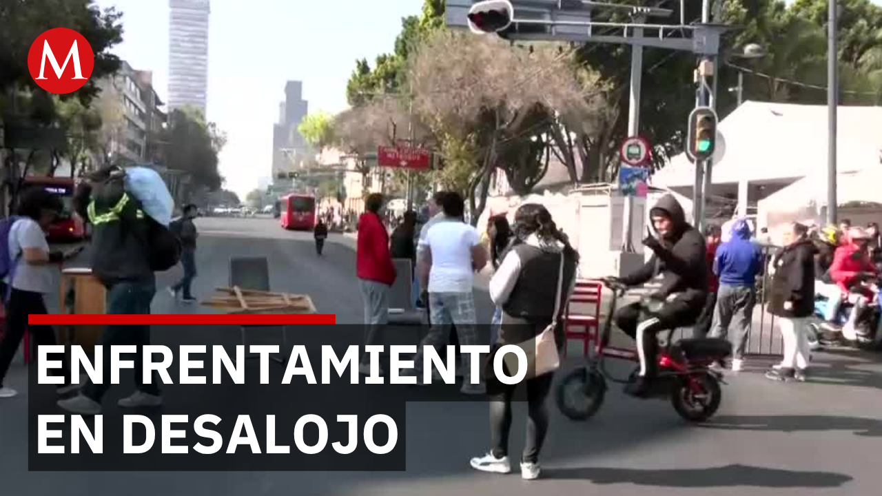 Desalojan a 13 familias y estalla el enfrentamiento en alcaldía Cuauhtémoc, CdMx