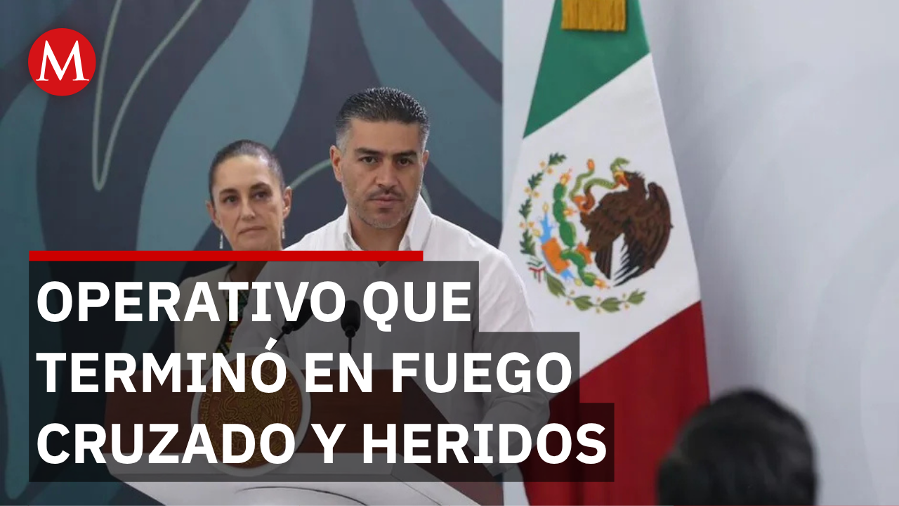 Harfuch informa sobre efectivos lesionados en Sinaloa