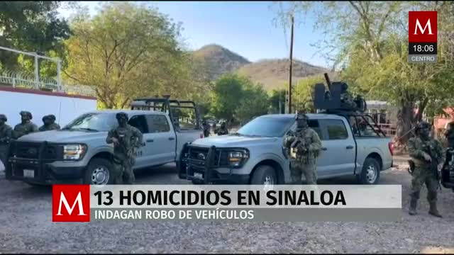 Jornada violenta en Culiacán deja un saldo de 13 homicidios | Milenio Noticias, 20 de marzo de 2026