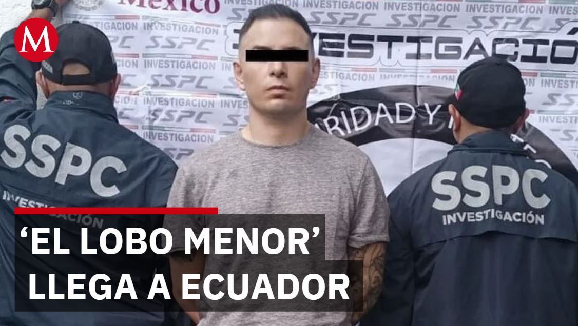 ‘El Lobo Menor’ llega a Ecuador tras ser detenido en CdMx y expulsado de Colombia