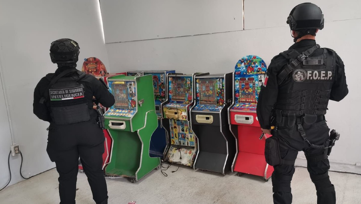 En el local del Centro de Guadalajara se halló un bingo clandestino (Cortesía)