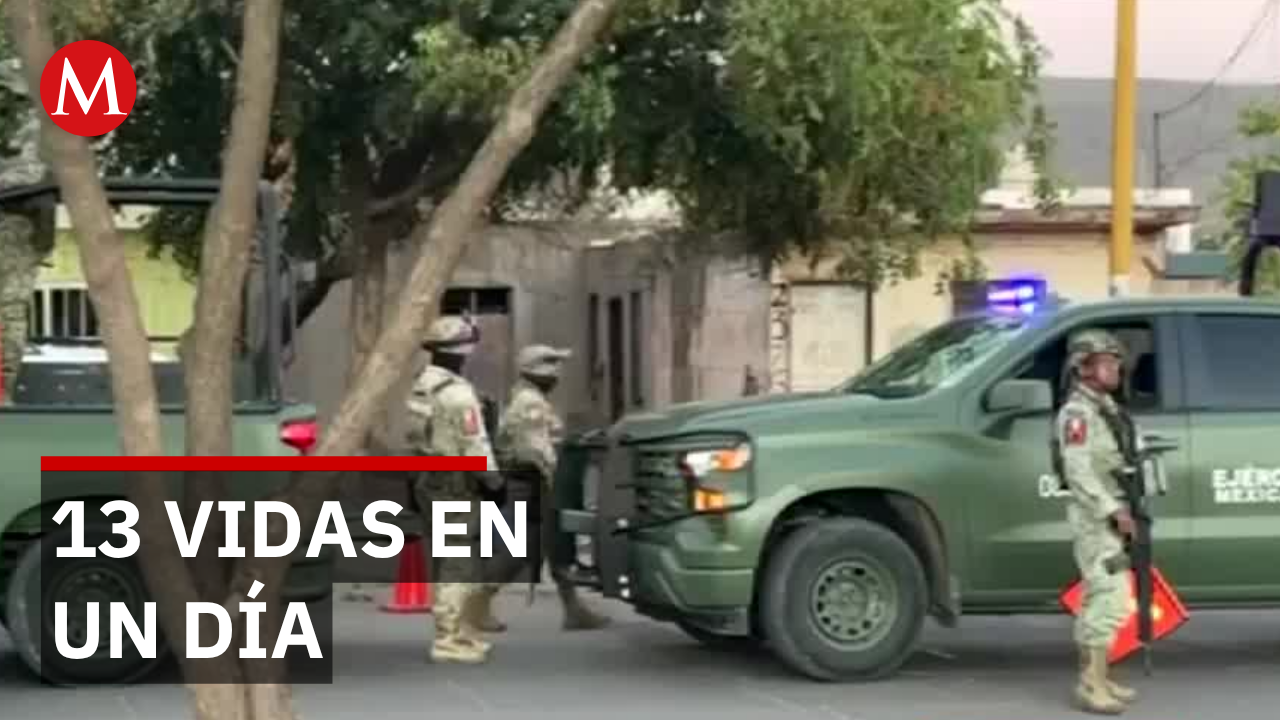 13 personas asesinadas en diversos puntos de Sinaloa