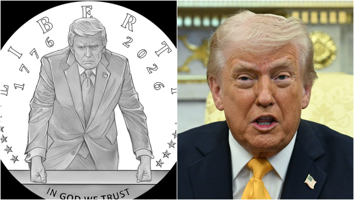 La pieza formaría parte de la colección emitida por la Casa de la Moneda de Estados Unidos. ( CFA | AFP)