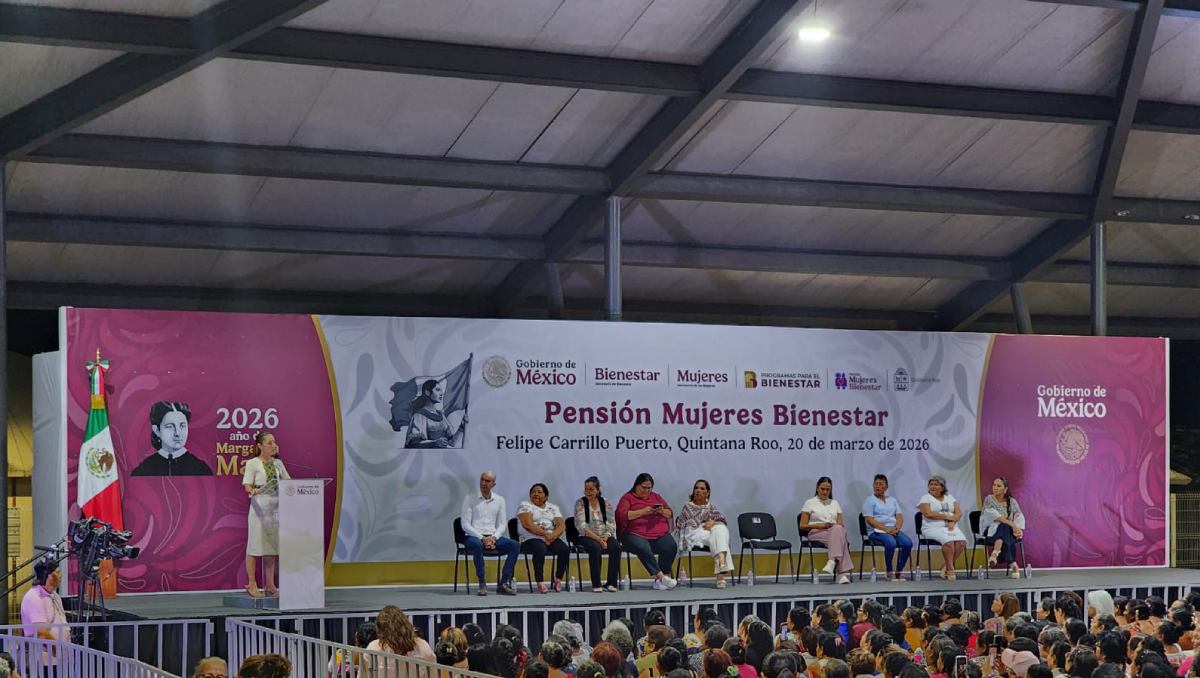 Sheinbaum destacó la implementación de diversos programas sociales orientados a mejorar las condiciones de vida de las mujeres. | Edgardo Rodríguez