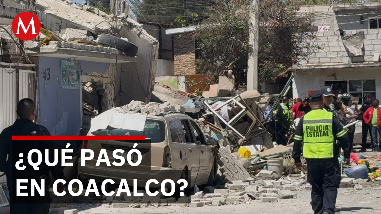 Van 12  heridos tras explosión por acumulación de gas en Coacalco