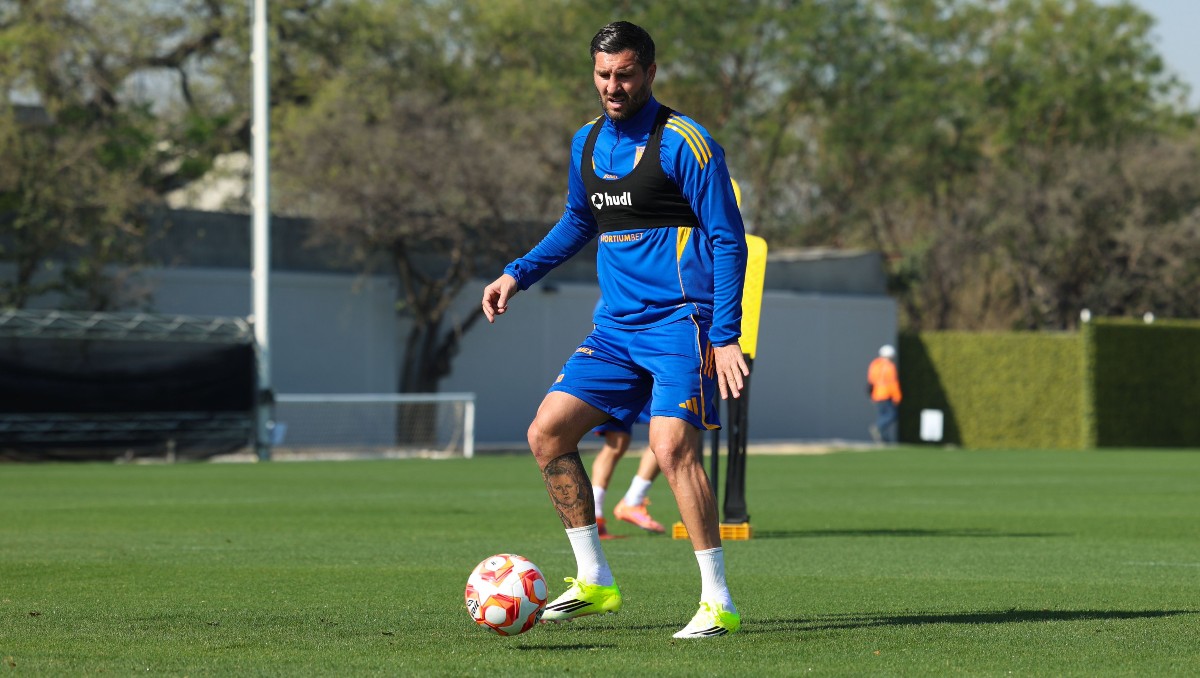 André-Pierre Gignac sufrió una lesión en la práctica previa al juego contra FC Juárez (X: @TigresOficial)