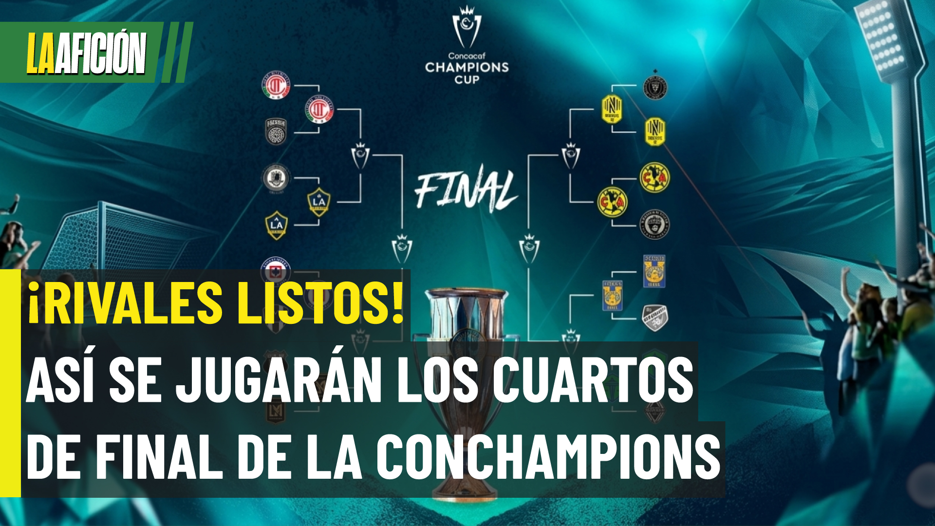 Definidos los Cuartos de Final de la Concachampions