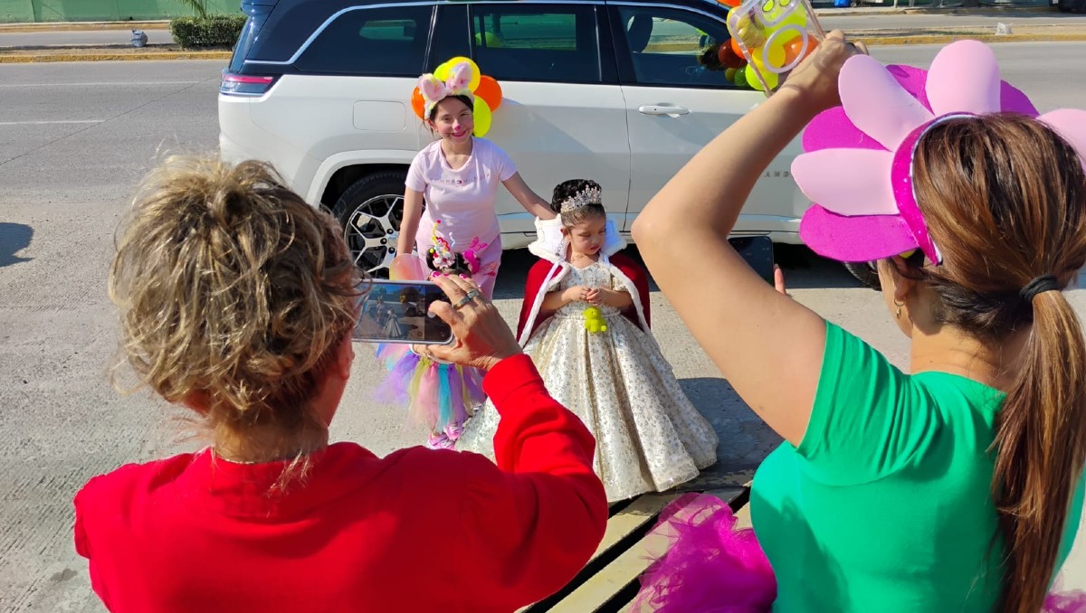 Desfile de Primavera en Ciudad Madero: realizan caravana de inclusión. Foto: Sergio Sánchez