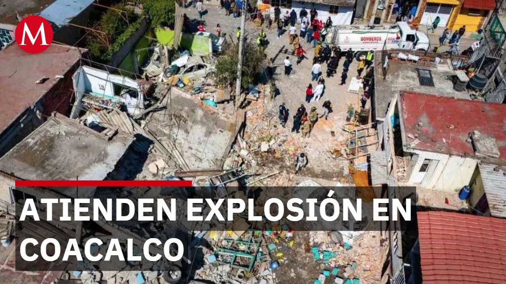 Gobierno de Coacalco atiende explosión en la Magdalena Huizachitla