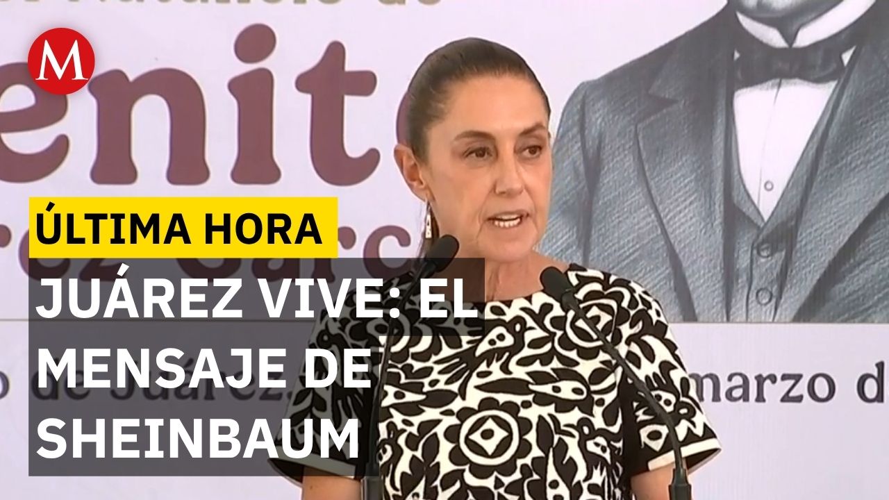 "Juárez vive en la 4T": Sheinbaum lanza advertencia contra los privilegios
