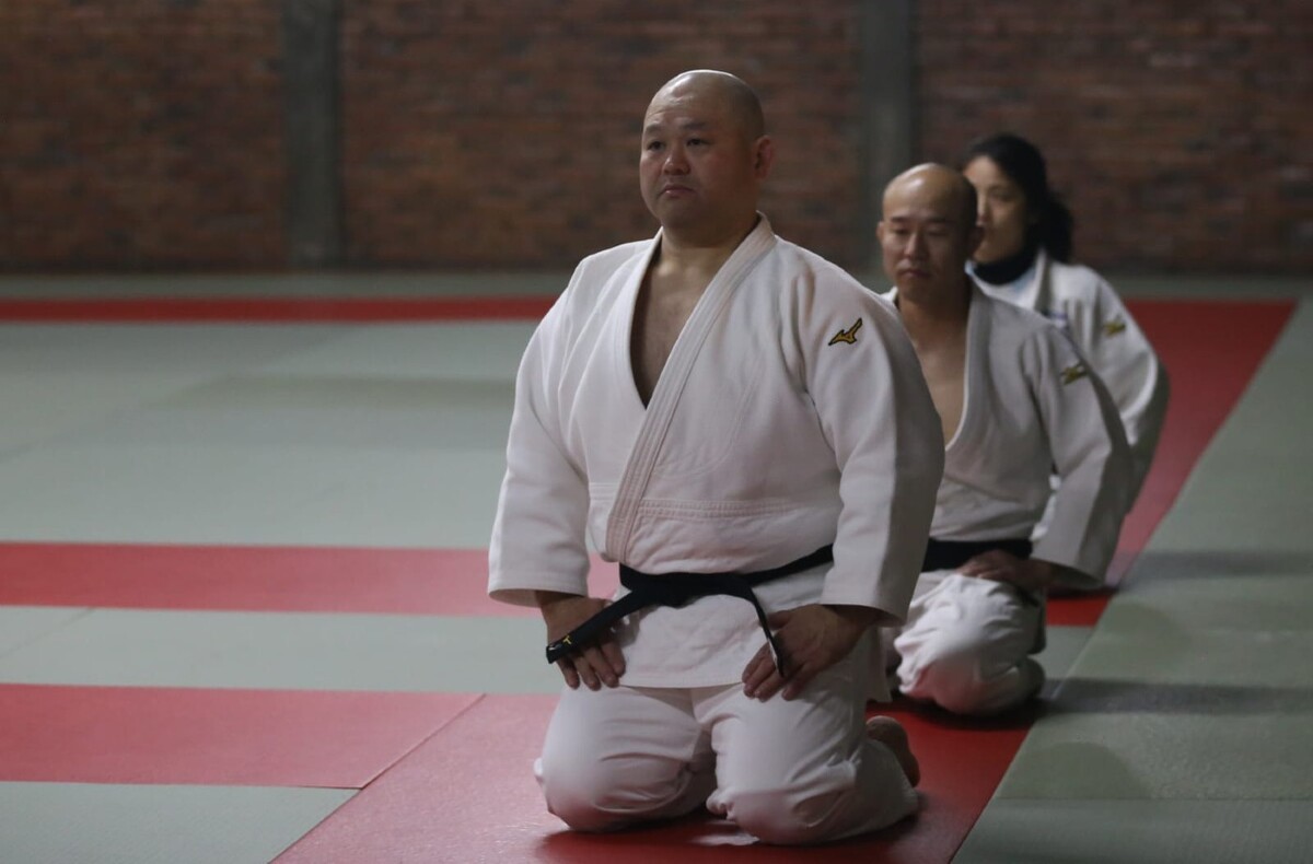 Muneta Yasuyuki, tres veces campeón mundial de judo, imparte seminario en México (Ariana Pérez)