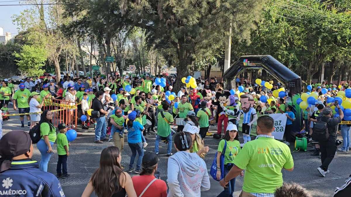Caminata para conmemorar el Día del Síndrome de Down. (Juan Carlos Munguía)