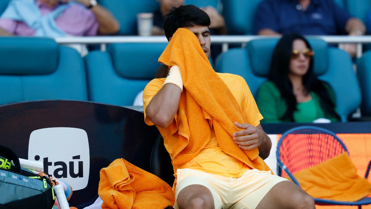 Carlos Alcaraz cae eliminado en la tercera ronda del Miami Open (Reuters)