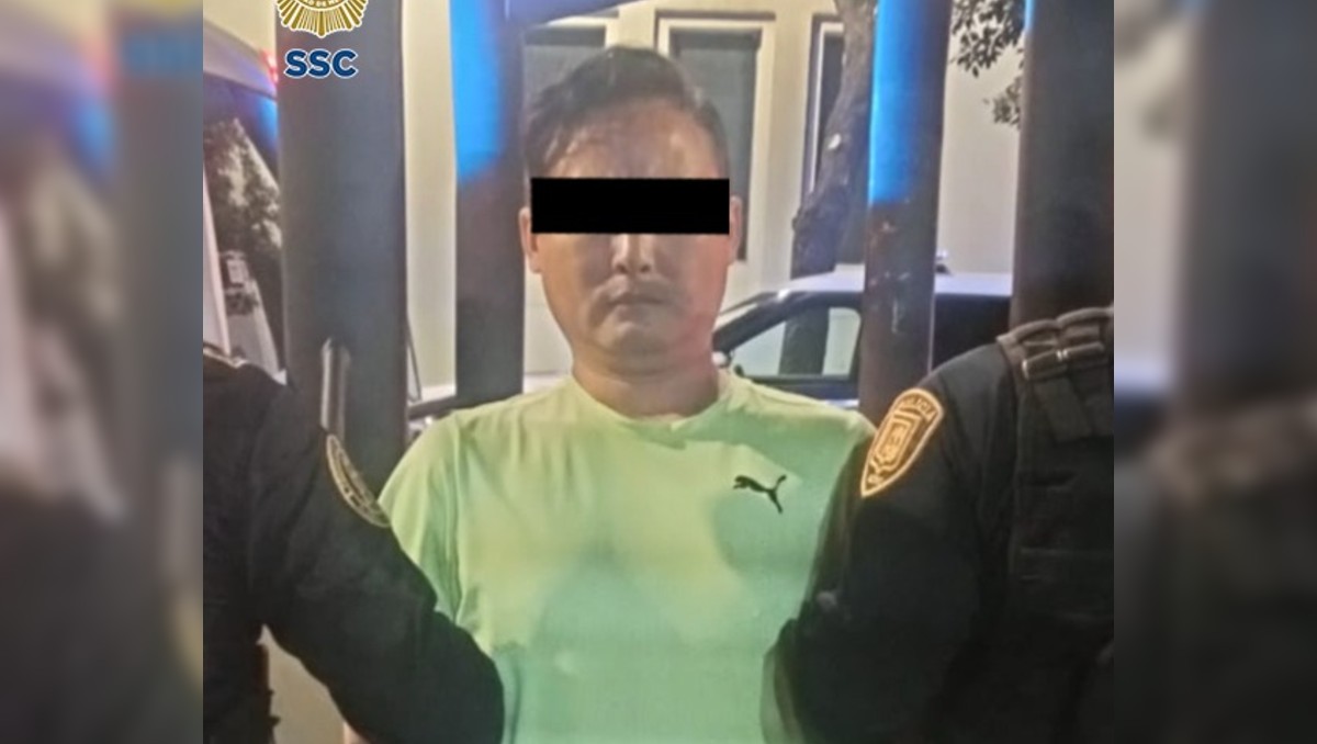 El hombre fue detenido por haber agredido a su esposa de Turquía en CdMx. | SSC