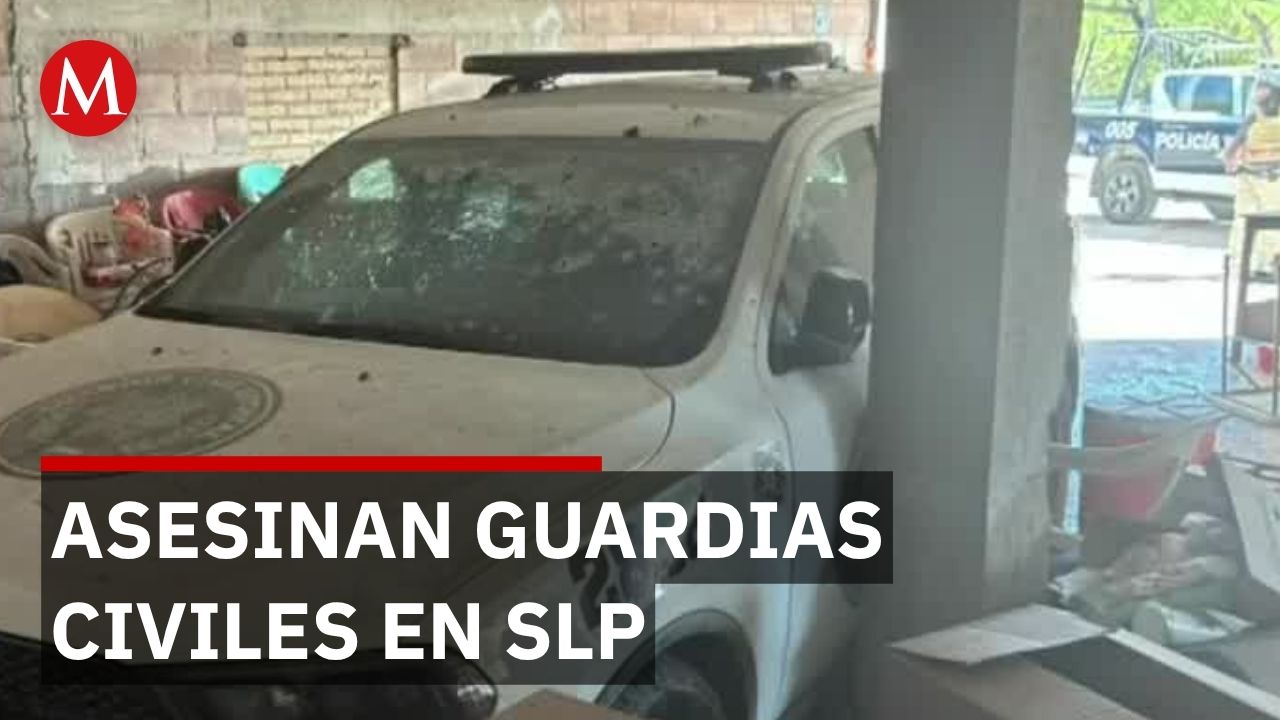 Acribillan a dos elementos de la Guardia Civil Estatal en San Luis Potosí