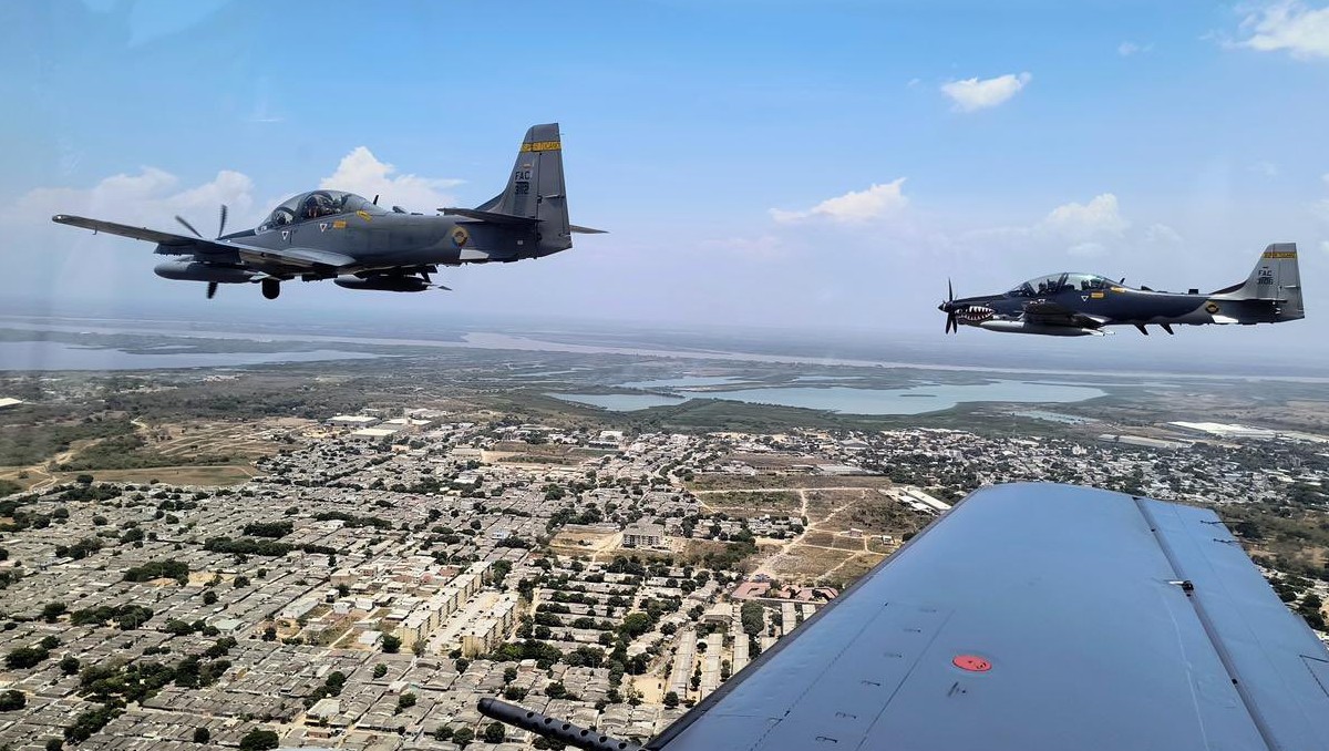 Aviones de la Fuerza Aérea de Colombia. | Fuerza Aérea de Colombia.