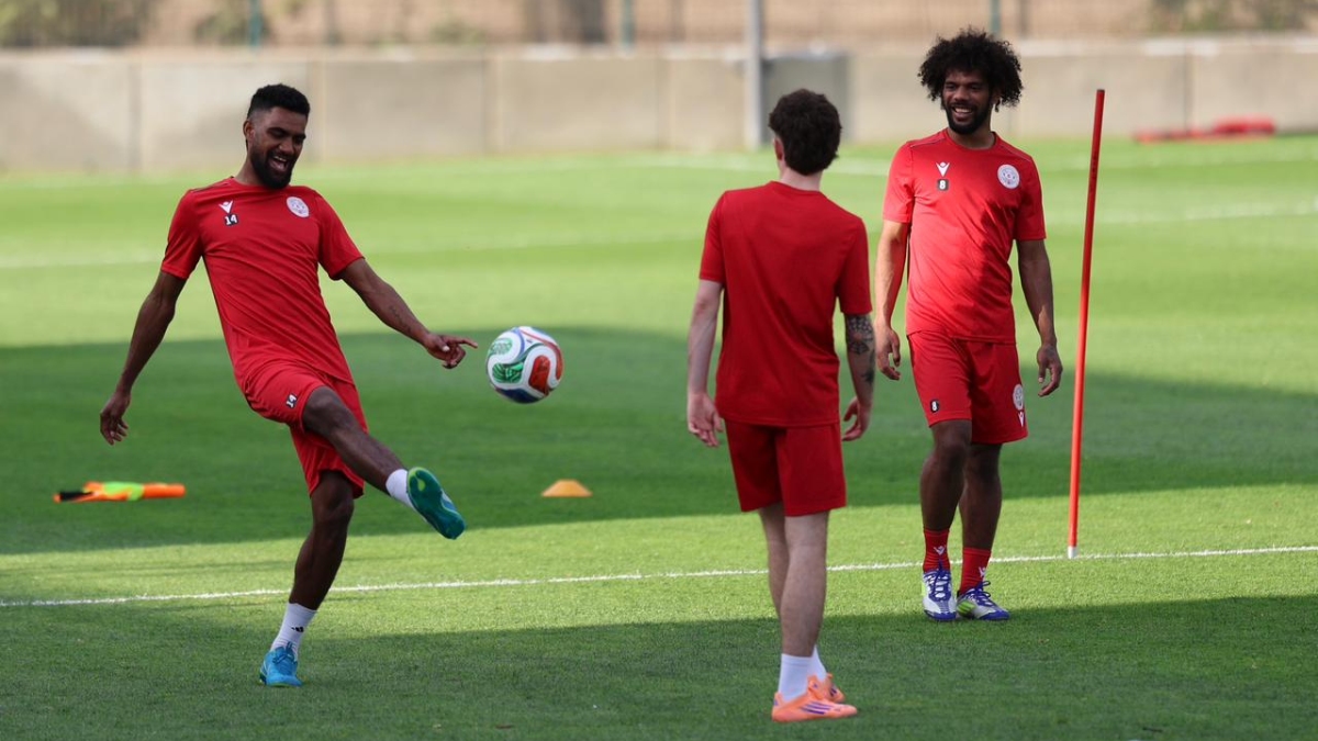 Nueva Caledonia prepara su partido ante Jamaica en las instalaciones de Atlas (Foto: Cortesía)