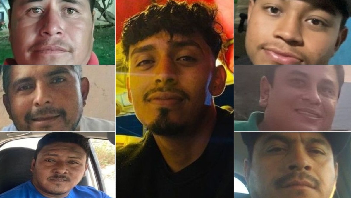 Ellos son los siete electricistas que desaparecieron tras salir a trabajar en San Luis Potosí. | Especial
