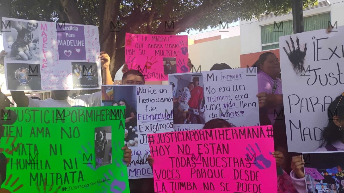 Familiares de Madeline Dhamar salieron a las calles de León. | Victoria Ponce.