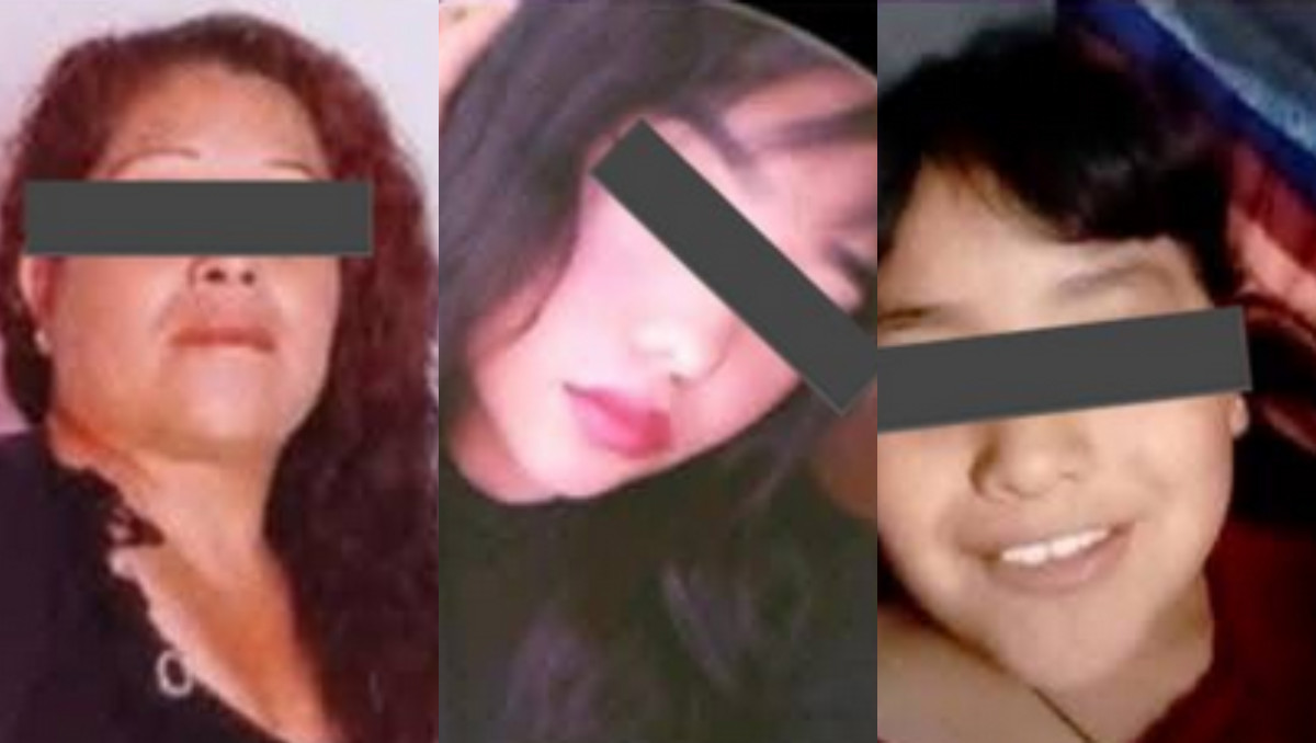 Félix de 42 años y sus hijas, Johana de 22 años y Geraldine de 9 años fueron encontradas sin vida | Especial
