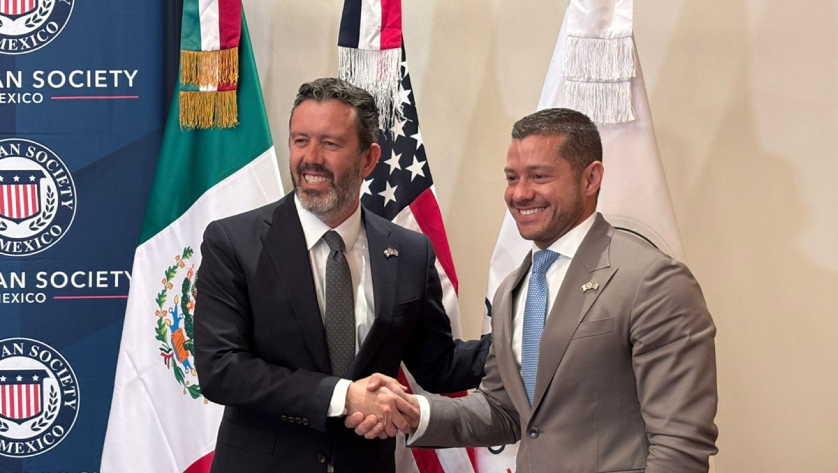 Larry Rubin, líder de AmSoc, insistió en mantener el carácter trilateral en el T-MEC por ser lo más conveniente. Foto: Especial
