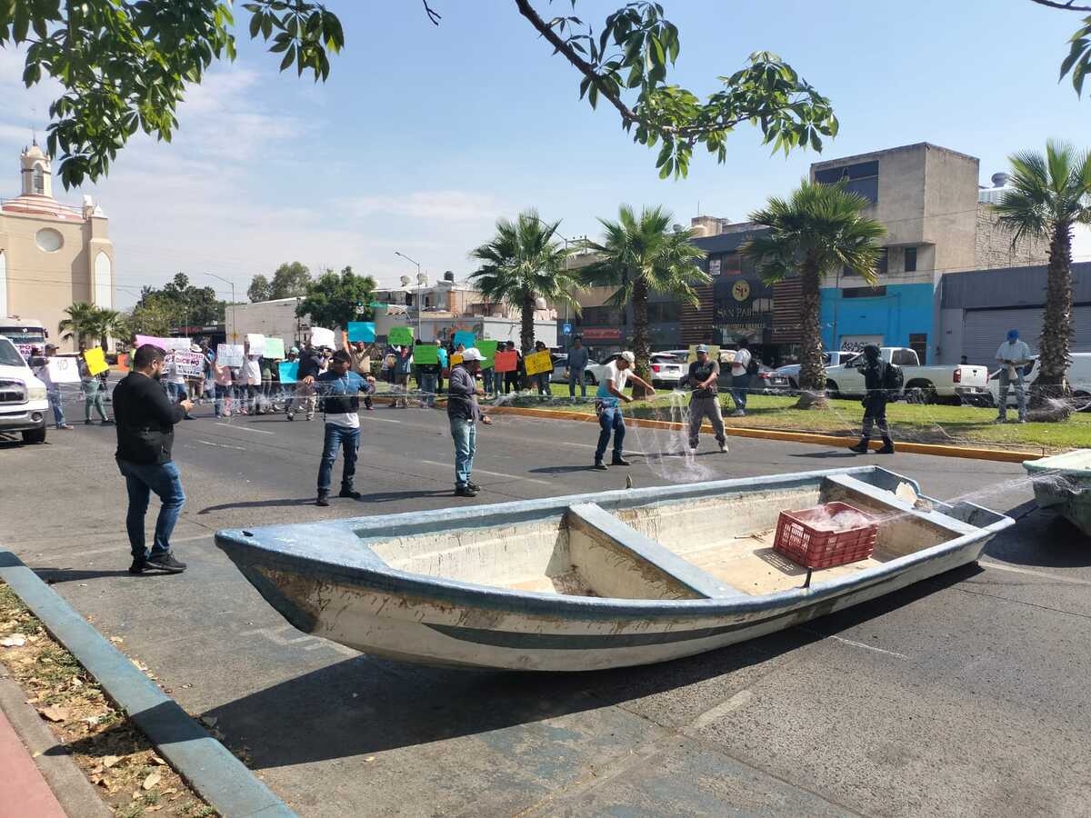 Manifestación contra el acueducto Solís-León en Jalisco. (Sonia Gamiño)