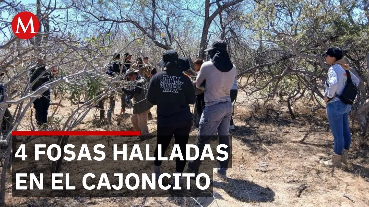 Peritos resguardan nuevas fosas halladas en el arroyo El Cajoncito de BCS