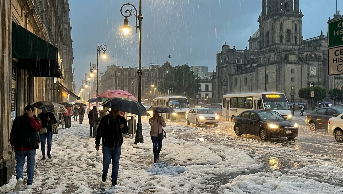 Hay posibilidad de caída de granizo este 23 de marzo en CdMx | IA Discover Milenio