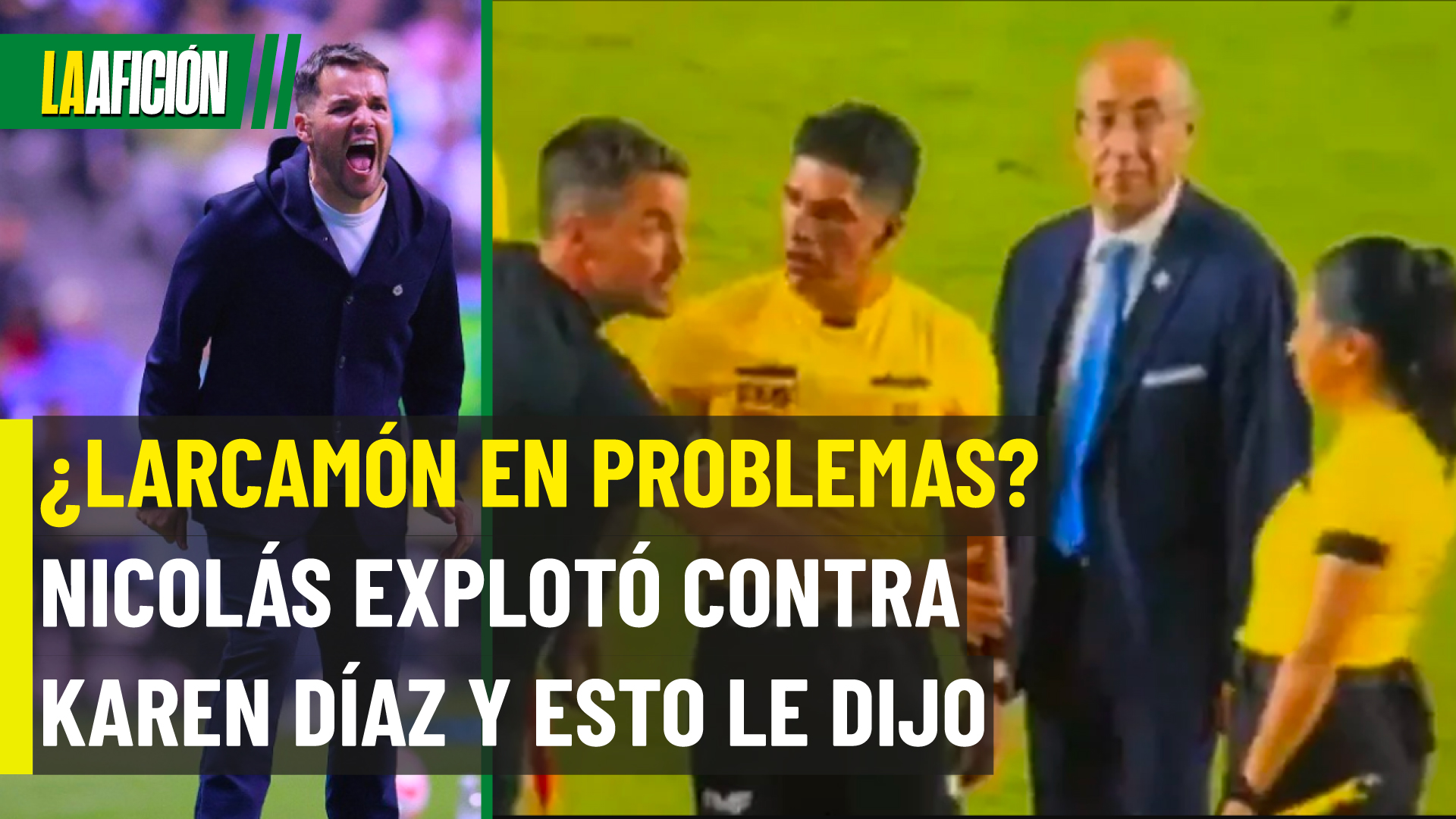 Revelan por qué Karen Díaz no saludó a Larcamón