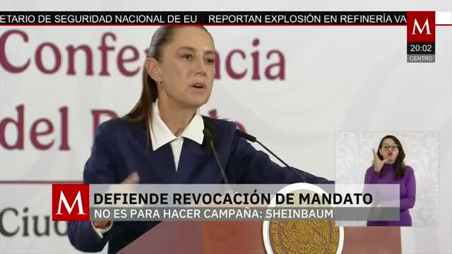La revocación de mandato no es para hacer campaña: Sheinbaum | Pedro Gamboa, 23 de marzo de 2026