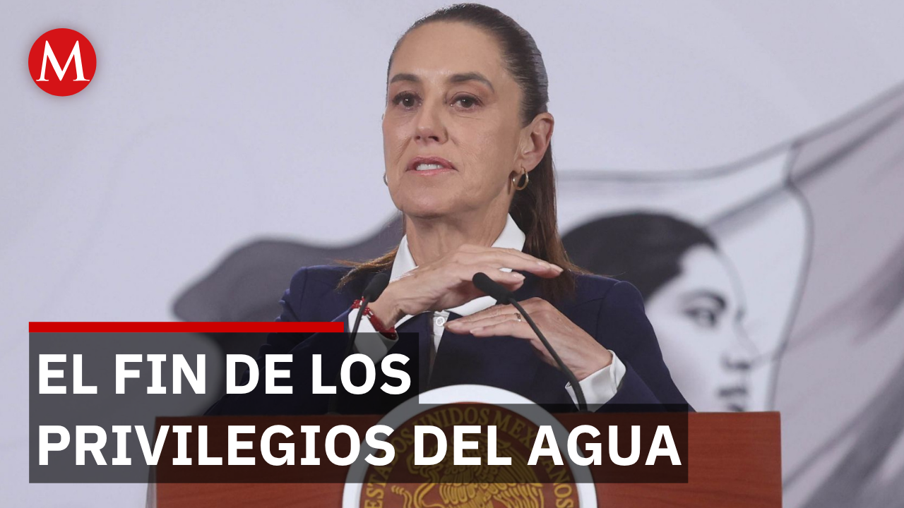 Sheinbaum celebra nueva Ley de Aguas